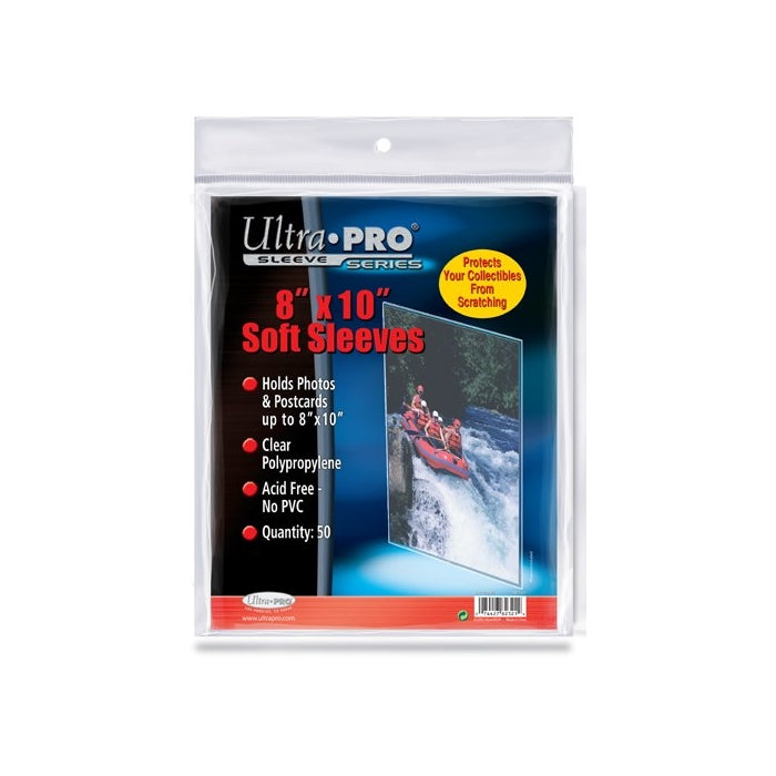 Ultra Pro 8" x 10" Soft Sleeves (50)