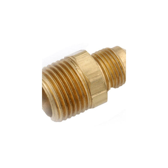 anderson metals corp 714048-0404 1/4 -Inch Flare x 1/4 -Inch Male Iron Pipe Thread, Brass Connector