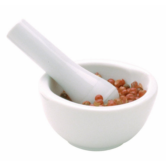 Norpro 691D Porcelain Mortar & Pestle, Mini