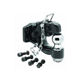 Tow Ready 63011 Black Pintle Hook with 2" Ball