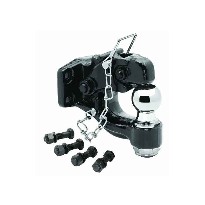 Tow Ready 63011 Black Pintle Hook with 2" Ball