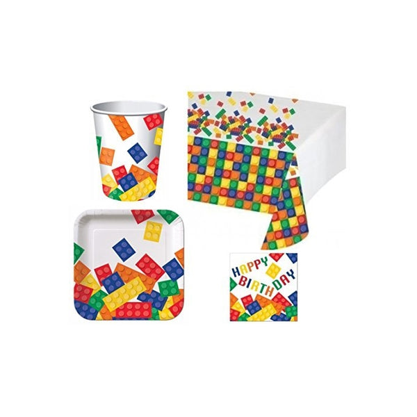 Building Blocks Deluxe Party Pack Kit for 16