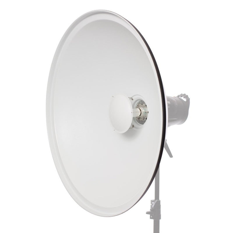 Fovitec - 1 x 28 inch Bowens Mount Photography Beauty Dish - [Aluminum][Lightweight][White][Strobe & Monolight Compatible][Grid Not Included]