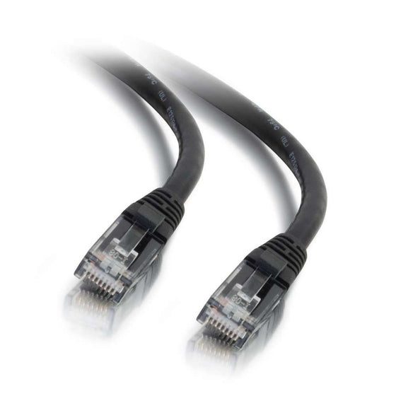 C2G/Cables to Go 27150 Cat6 Snagless Unshielded (UTP) Network Patch Cable, Black (1 Foot, 0.30 Meters)