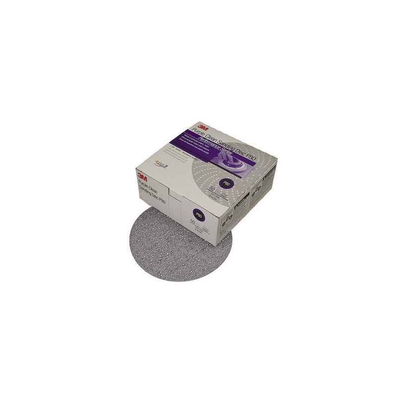 3M 01810 Hookit Purple 6" P500C Grit 334U Clean Sanding Disc