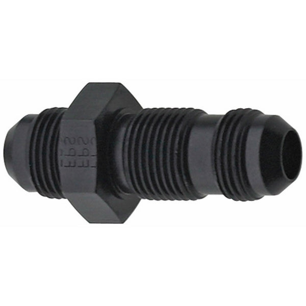 Fragola 483206-BL Black Size (-6) Straight Bulkhead Fitting