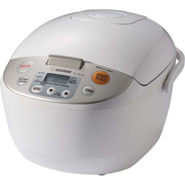 Zojirushi NL-AAC18 Micom Rice Cooker (Uncooked) and Warmer, 10 Cups/1.8-Liters