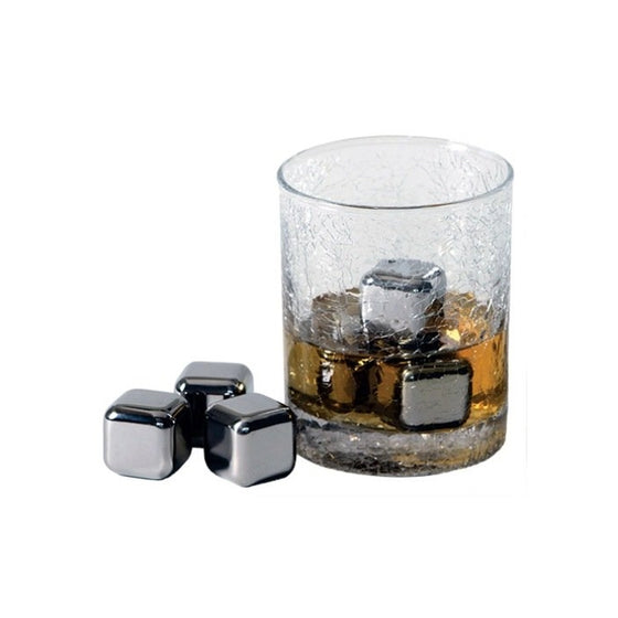 Franmara Stainless Steel Ice Cubes Deluxe - Set of 4