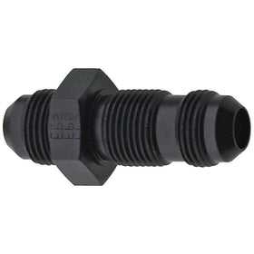 Fragola 483204-BL Black Size (-4) Straight Bulkhead Fitting