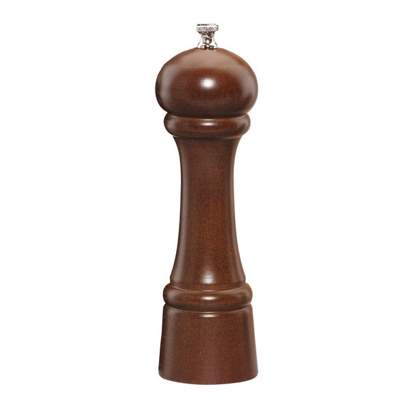 Chef Specialties 8 Inch Windsor Pepper Mill - Walnut