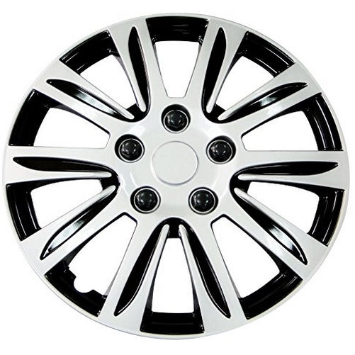 Pilot WH547-15S-B Universal Fit Premier Toyota Camry Style Silver 15 Inch Wheel Covers - Set of 4