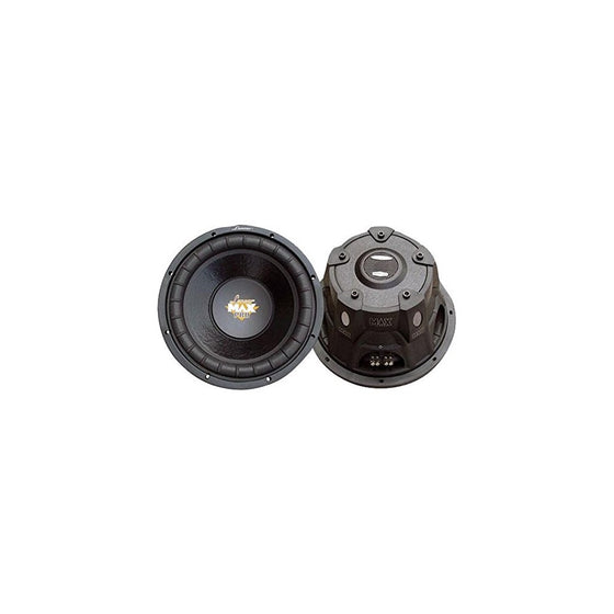 Lanzar 6.5 inch Car Subwoofer Speaker - Black Non-Pressed Paper Cone, Aluminum Voice Coil, 4 Ohm Impedance, 600 Watt Power and Foam Edge Suspension for Vehicle Audio Stereo Sound System - MAXP64