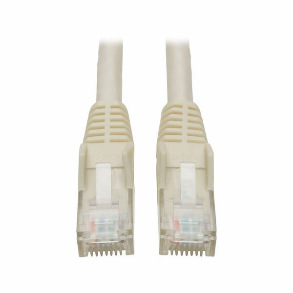 Tripp Lite Cat6 Gigabit Snagless Molded Patch Cable (RJ45 M/M) - White, 10-ft.(N201-010-WH)