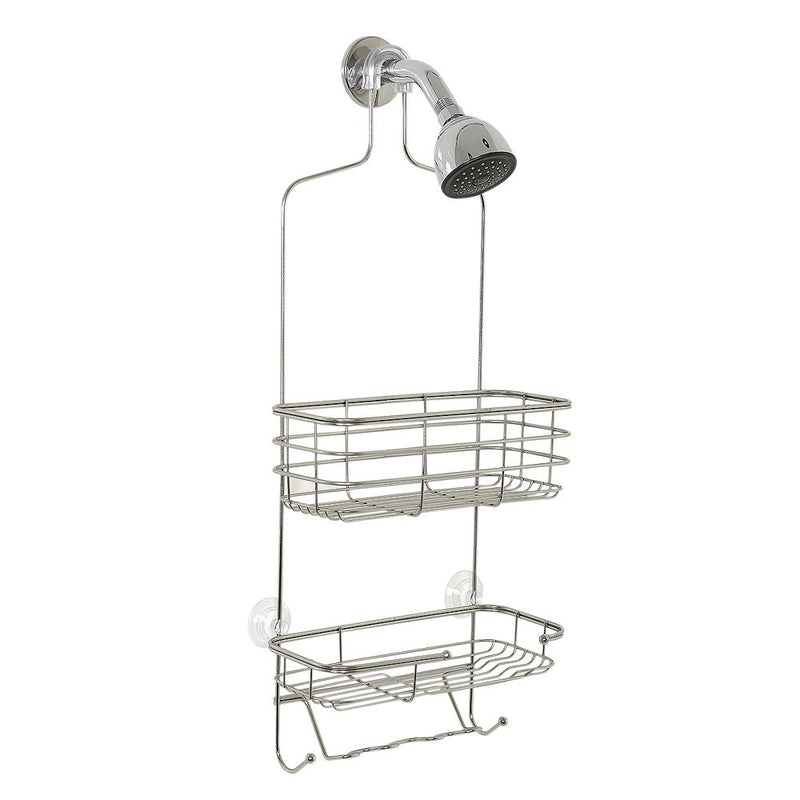 Zenna Home 7704ST, Over-the-Showerhead Caddy, Stainless Steel