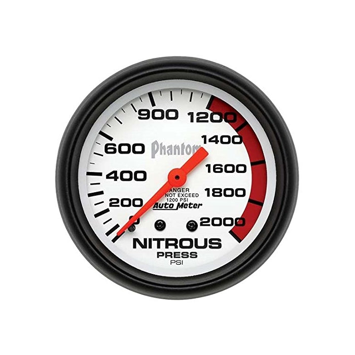 Auto Meter 5828 Phantom Mechanical Nitrous Pressure Gauge