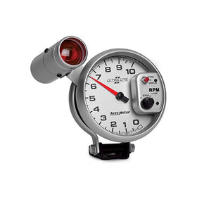 Auto Meter 4999 Ultra-Lite II 5" 10000 RPM Pedestal Mount Shift-Lite Tachometer