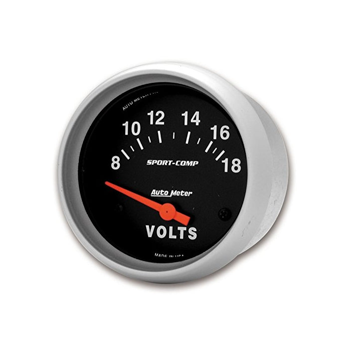 Auto Meter 3592 Sport-Comp Electric Voltmeter Gauge
