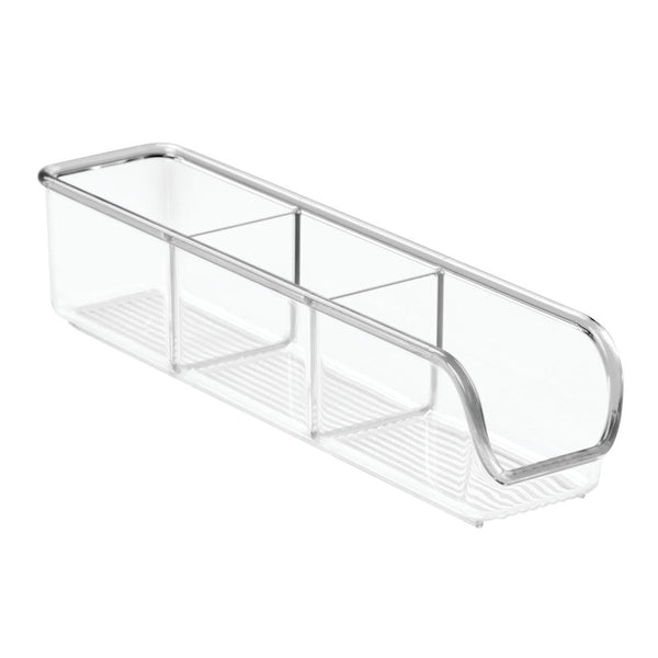 InterDesign Linus Packet Organizer for Sugar, Salt, Sweeteners, Tea Bags - Large, Clear