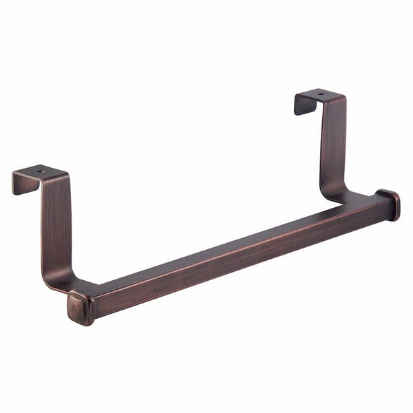 InterDesign Marcel Over-the-Cabinet Kitchen Dish Towel Bar Holder - Bronze