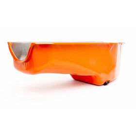 Racing Power Company R9005P Orange Oil Pan for Small Block Chevy