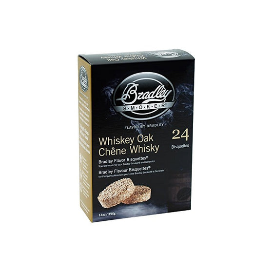 Bradley Smokers Bisquettes, Whiskey Oak Special Edition, 24 Pack