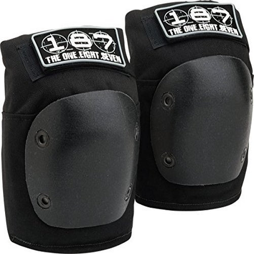 187 Killer Pads Fly Knee (Black, Large)