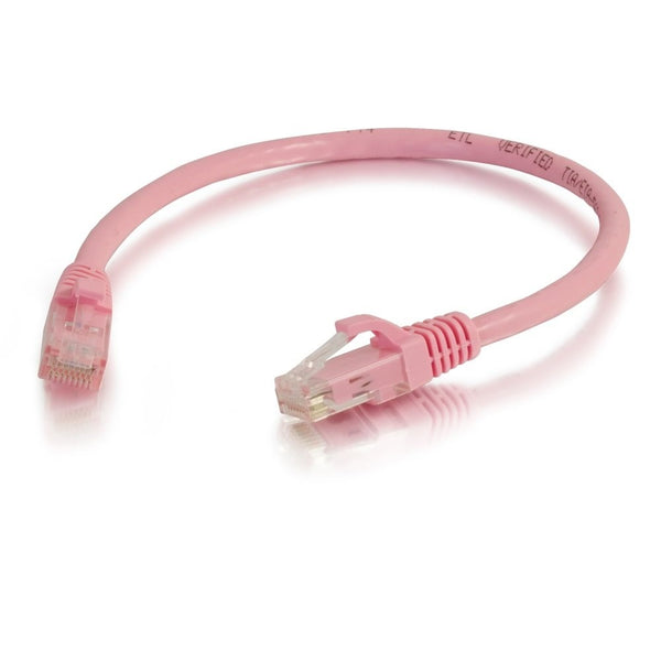 C2G/Cables to Go 04045 Cat6 Snagless Unshielded (UTP) Network Patch Cable, Pink (3 Feet/0.91 Meters)