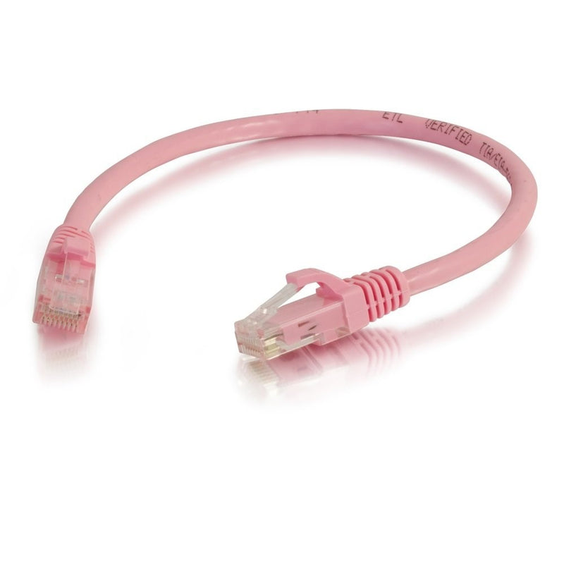 C2G/Cables to Go 04045 Cat6 Snagless Unshielded (UTP) Network Patch Cable, Pink (3 Feet/0.91 Meters)