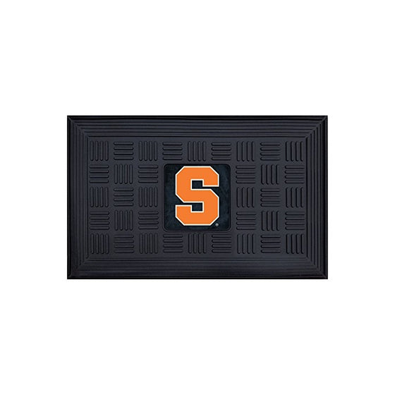 FANMATS NCAA Syracuse University Orange Vinyl Door Mat