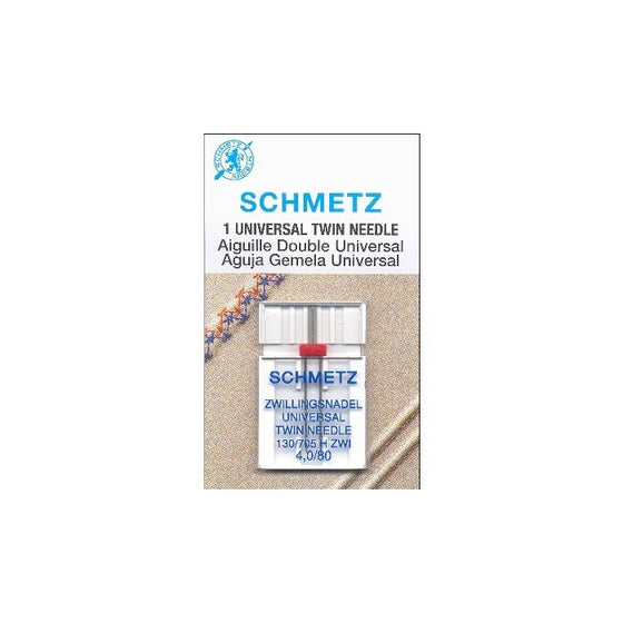 Schmetz Universal Needle Twin Size 80/4.0