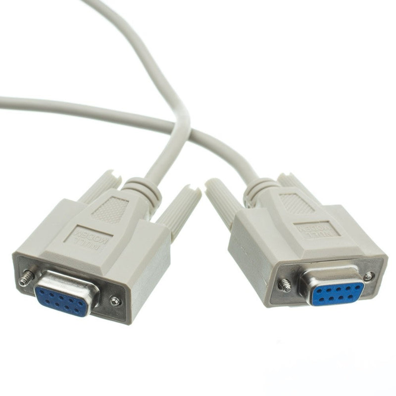 CableWholesale 6-Feet DB9 Female/DB9 Female, 8C, Null Modem Cable (10D1-20406)