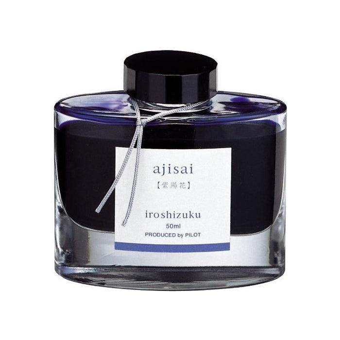 Pilot Iroshizuku Bottled Fountain Pen Ink, Ajisai, Hydrangea, Blue Purple (69211)