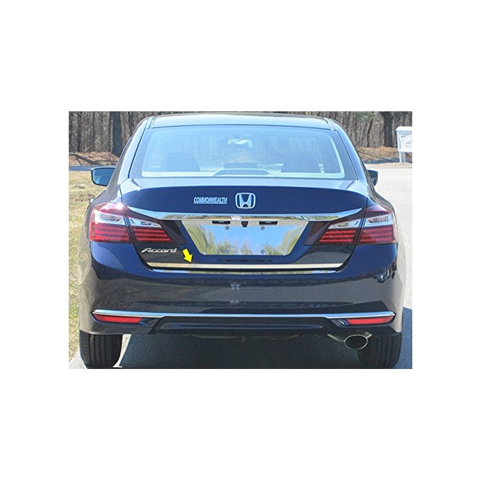 QAA FITS ACCORD 2016-2017 HONDA (1 Pc: Stainless Steel Rear Deck Accent Trim - 3/4" wide, 4-door) RD16281