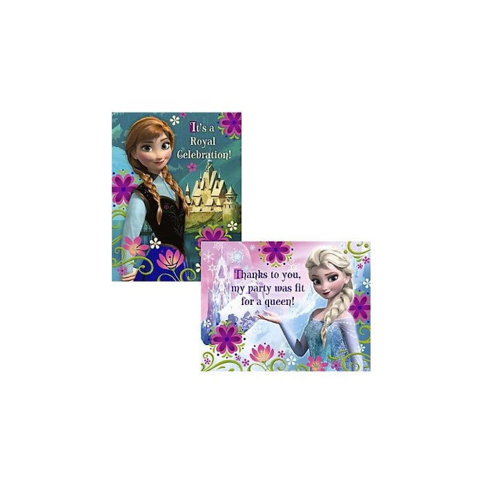 Frozen Invitation and Thank You (8 each)