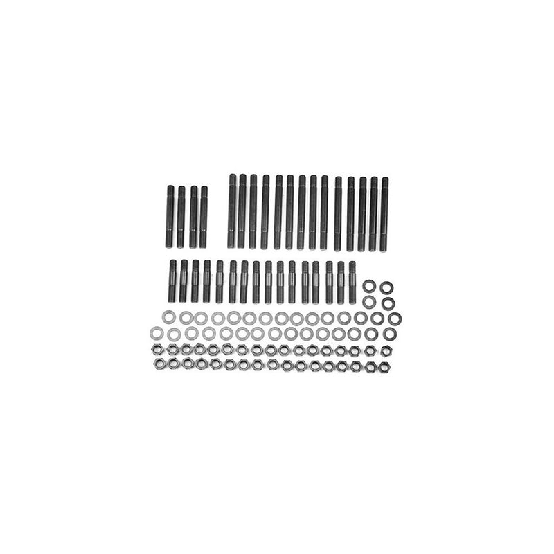 ARP 235-4016 Pro Series Black Oxide 6-Point Cylinder Head Stud Kit for Big Block Chevy Mark IV with World Merlin Head