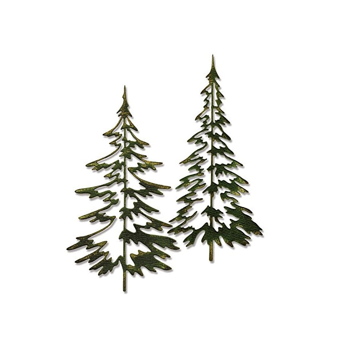 Sizzix 660978 Thinlits Die Set, Woodlands by Tim Holtz, 2/pack