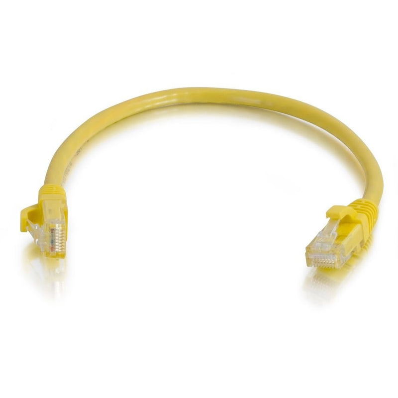 C2G/Cables to Go 15204 Cat5e Snagless Unshielded (UTP) Network Patch Cable, Yellow (10 Feet/3.04 Meters)