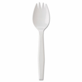 General Supply PPSPK Medium-Weight Cutlery Spork White 1000/Carton