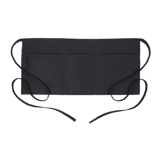 Fame Adult's 3 Pocket Waist Apron-Black-O/S