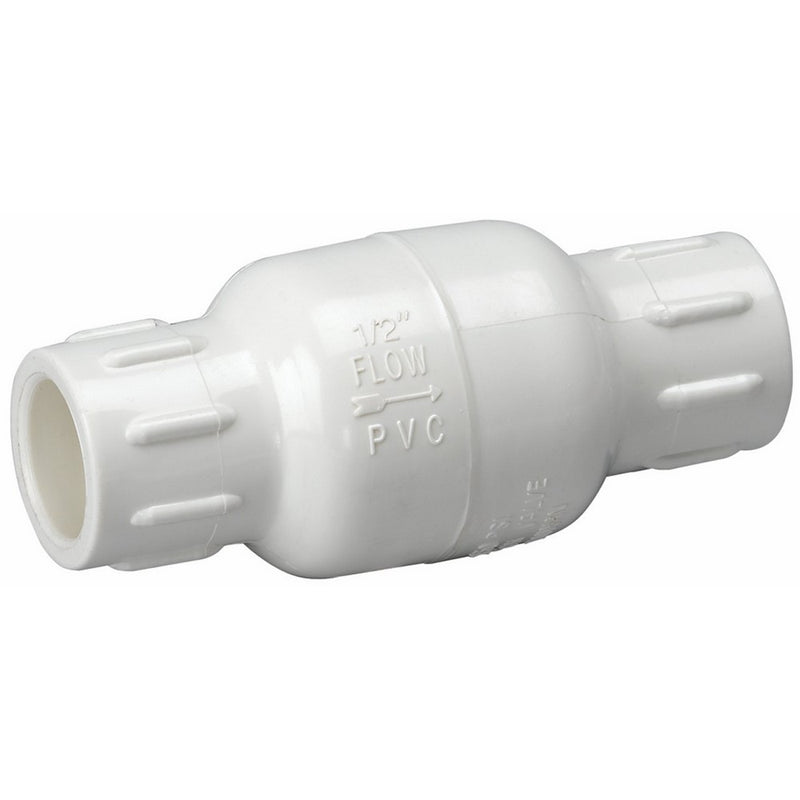 Homewerks VCK-P40-E4B In-Line Check Valve, Solvent x Solvent, PVC Schedule 40, 3/4-Inch