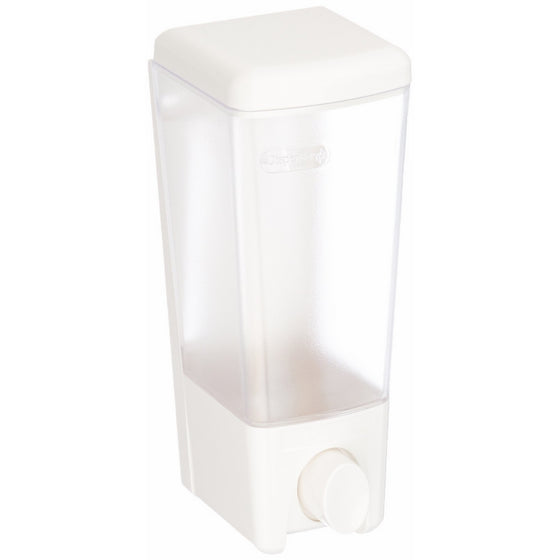 Better Living Products 72150 Clear Choice 1-Chamber Shower Dispenser, White