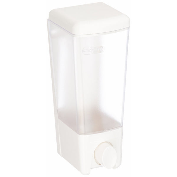 Better Living Products 72150 Clear Choice 1-Chamber Shower Dispenser, White