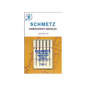 Schmetz Machine Embroidery Needles 75/11 and 90/14