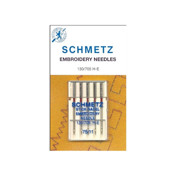 Schmetz Machine Embroidery Needles 75/11 and 90/14