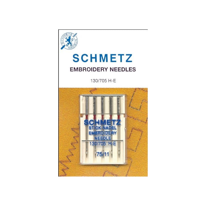 Schmetz Machine Embroidery Needles 75/11 and 90/14