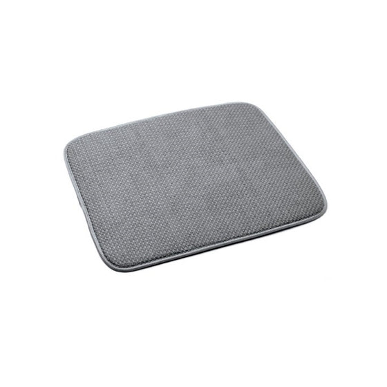 Norpro 18 by 16-Inch Microfiber Dish Drying Mat, Gray