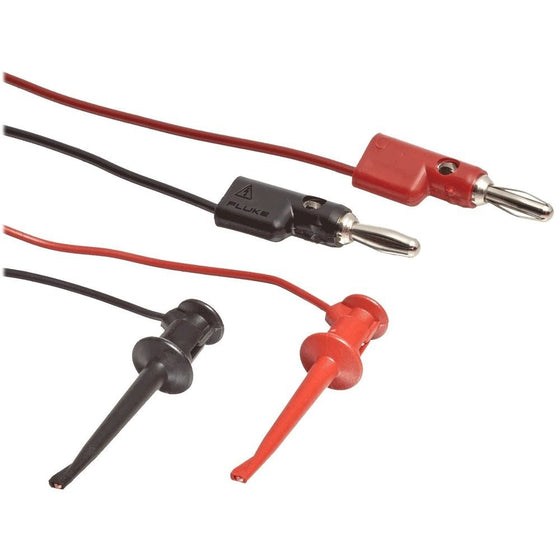 Fluke TL940 2 Piece Mini-Hook Test Lead Set, 30V rms/60V DC Voltage, 5A Current, 90cm Long