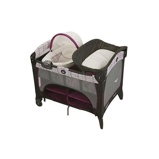 Graco Pack 'N Play Playard with Newborn Napperstation DLX, Nyssa
