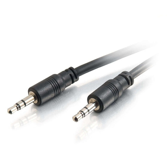 C2G 40110 3.5mm Stereo Audio Cable with Low Profile Connectors M/M, In-Wall CMG-Rated (75 Feet, 22.86 Meters)