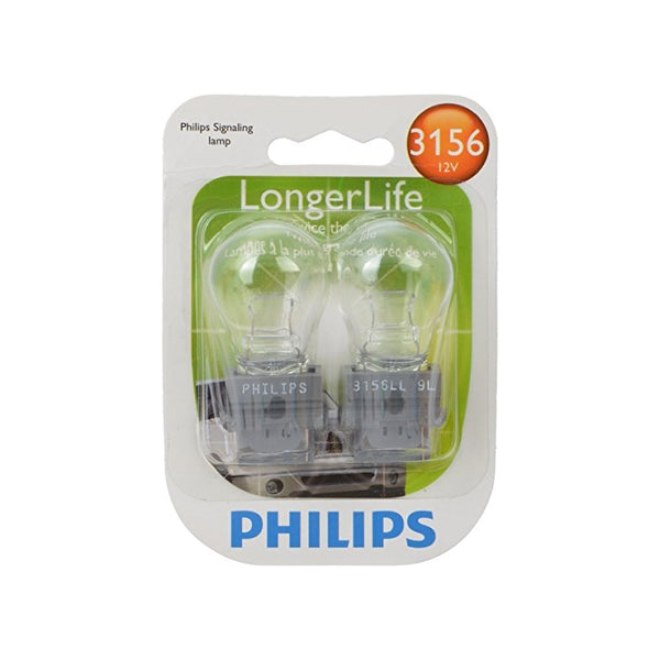 Philips 3156LLB2LongerLife Miniature Bulb, 2 Pack
